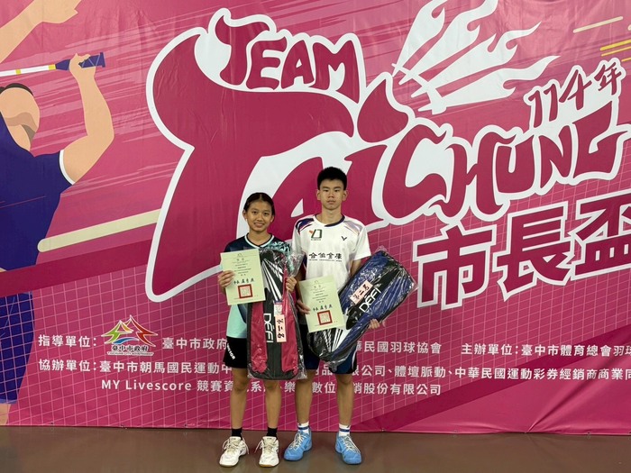 非體混雙第二名  張庭溱   梁聿承圖片