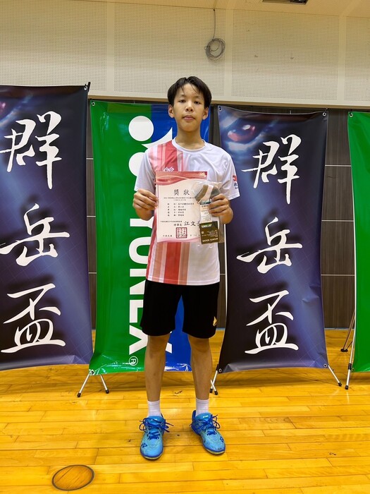 高中非體育班男單 第三名 許佑恩