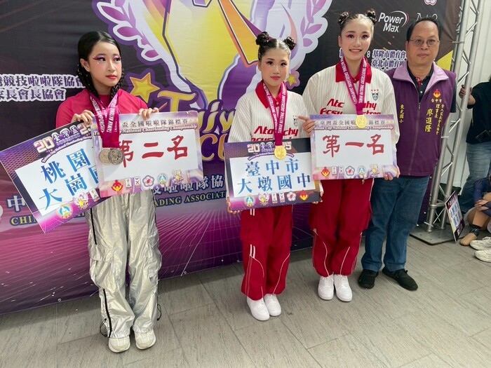 侯歆瑩、陳品叡 嘻哈雙人國中組第一名圖片
