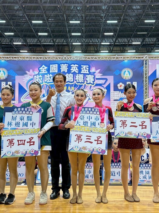 彩球國中雙人組銅牌圖片